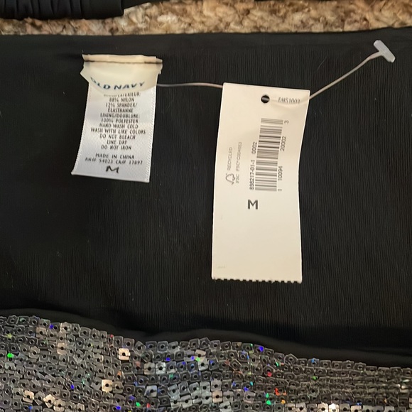 Black bikini with gray sequin - Picture 4 of 6